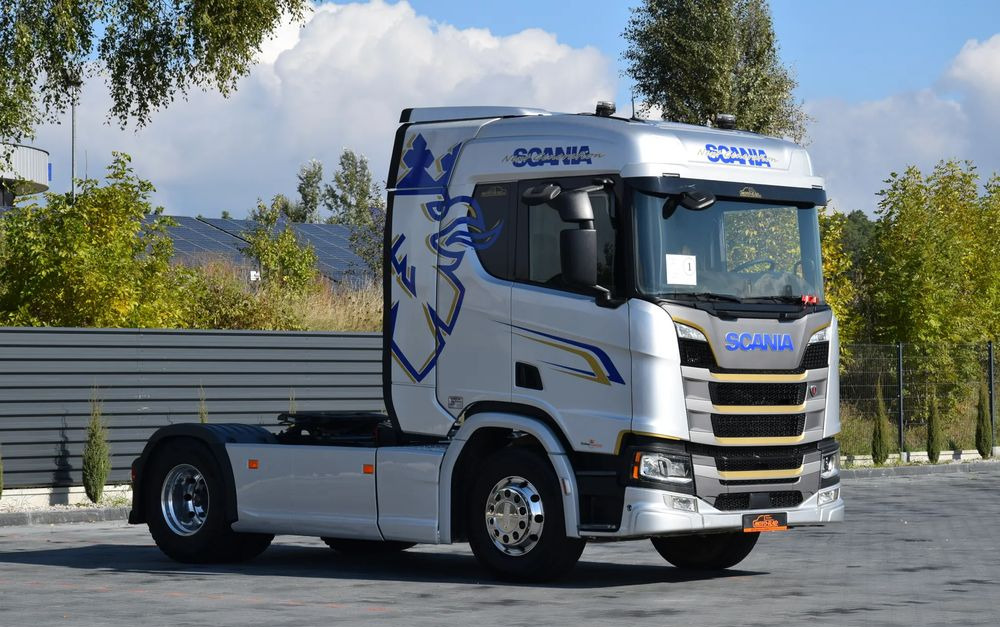 Scania R450 / HYDRAULIKA / RETARDER / ACC / KLIMA / FULL LEDY / ALUFELGI / SERWISOWANA / SPROWADZONA - Tegljač: slika 3 Scania R450 / HYDRAULIKA / RETARDER / ACC / KLIMA / FULL LEDY / ALUFELGI / SERWISOWANA / SPROWADZONA - Tegljač: slika 3
