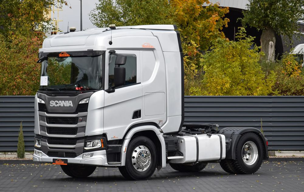 Scania R450 / HYDRAULIKA / RETARDER / ACC / KLIMA / FULL LEDY / ALUFELGI / SERWISOWANA / SPROWADZONA - Tegljač: slika 1 Scania R450 / HYDRAULIKA / RETARDER / ACC / KLIMA / FULL LEDY / ALUFELGI / SERWISOWANA / SPROWADZONA - Tegljač: slika 1