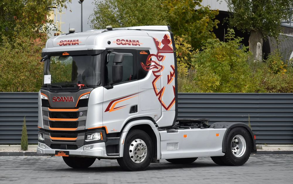 Scania R450 / HYDRAULIKA / RETARDER / ACC / KLIMA / FULL LEDY / ALUFELGI / SERWISOWANA / SPROWADZONA - Tegljač: slika 1 Scania R450 / HYDRAULIKA / RETARDER / ACC / KLIMA / FULL LEDY / ALUFELGI / SERWISOWANA / SPROWADZONA - Tegljač: slika 1