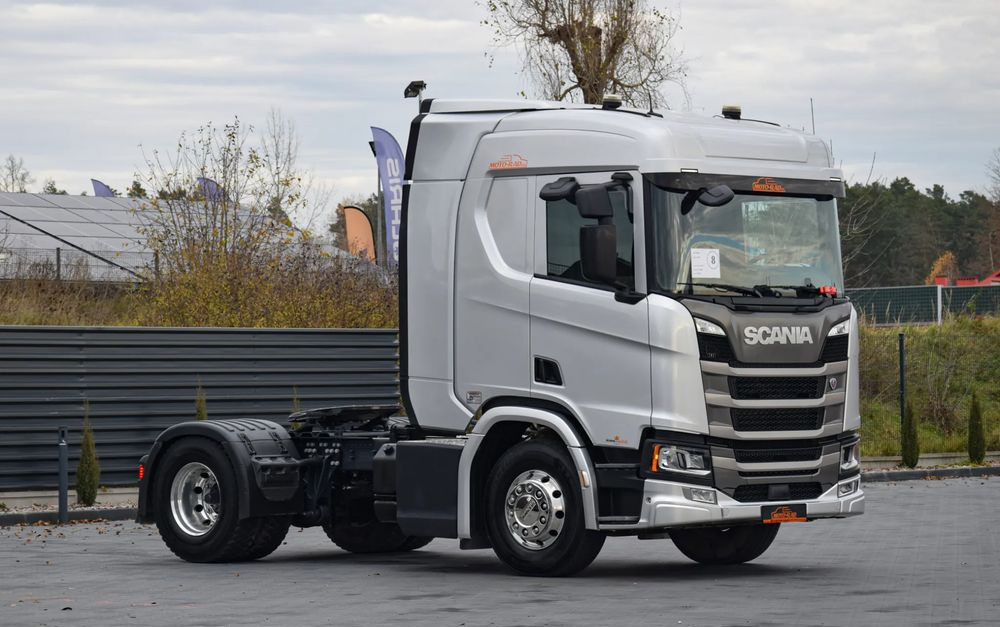 Scania R450 / HYDRAULIKA / RETARDER / ACC / KLIMA / FULL LEDY / ALUFELGI / SERWISOWANA / SPROWADZONA - Tegljač: slika 3 Scania R450 / HYDRAULIKA / RETARDER / ACC / KLIMA / FULL LEDY / ALUFELGI / SERWISOWANA / SPROWADZONA - Tegljač: slika 3