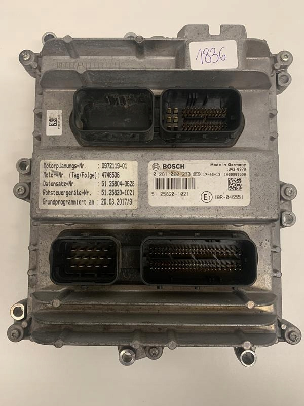 KOMPUTER EDC MAN TGX TGS EURO 6 0 281 020 273 - Elektropokretač za Kamion: slika 3 KOMPUTER EDC MAN TGX TGS EURO 6 0 281 020 273 - Elektropokretač za Kamion: slika 3