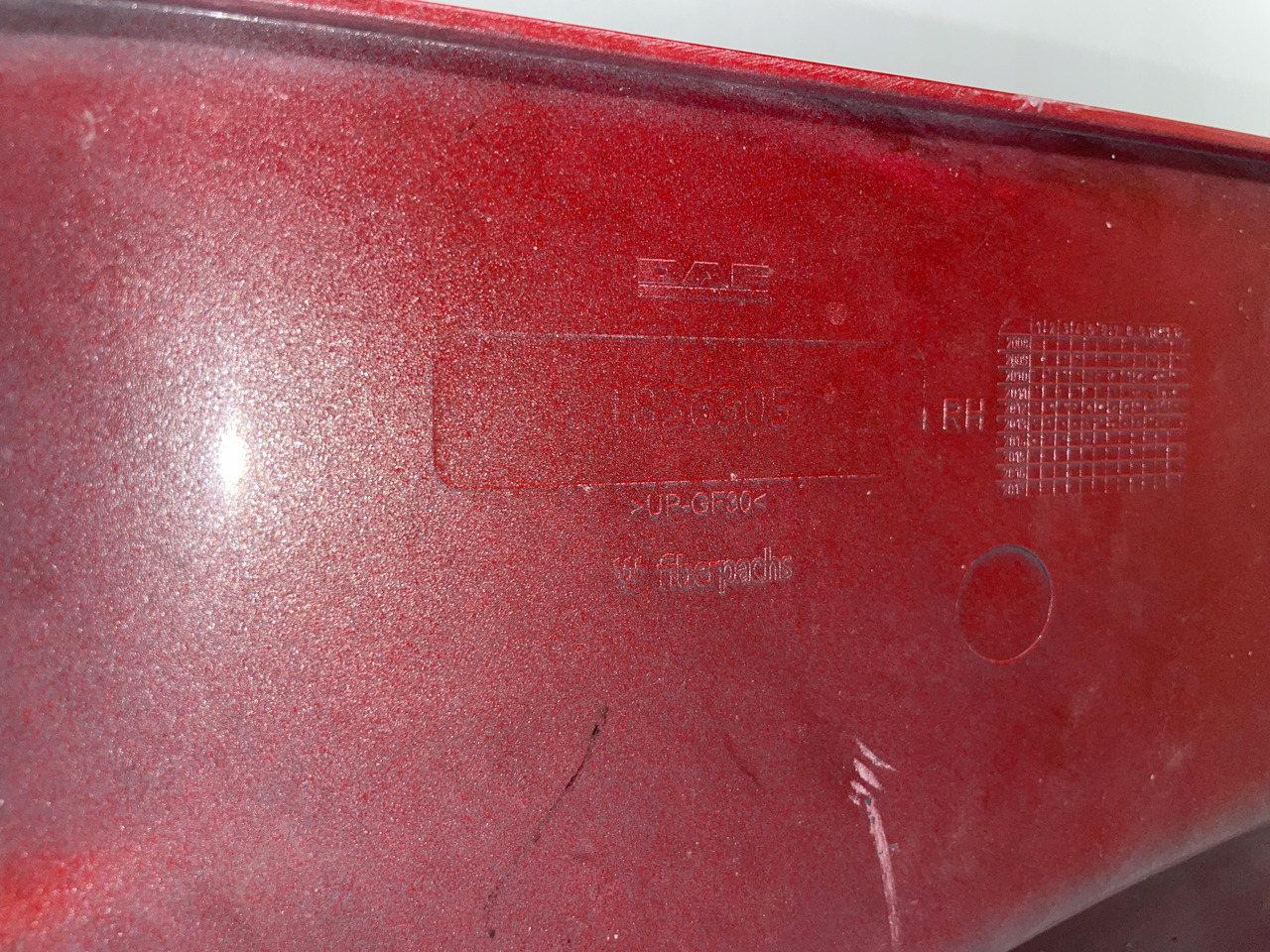 STOPNICA STOPIEŃ DAF XF 105 1836305 - Prag za Kamion: slika 3 STOPNICA STOPIEŃ DAF XF 105 1836305 - Prag za Kamion: slika 3