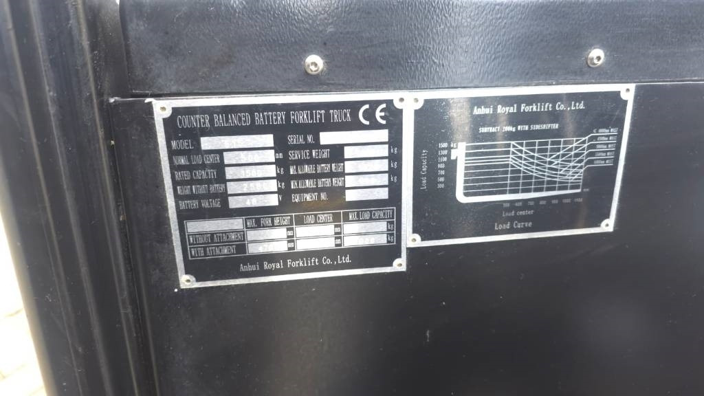 Električni viljuškar Royal E15: slika 8 Električni viljuškar Royal E15: slika 8