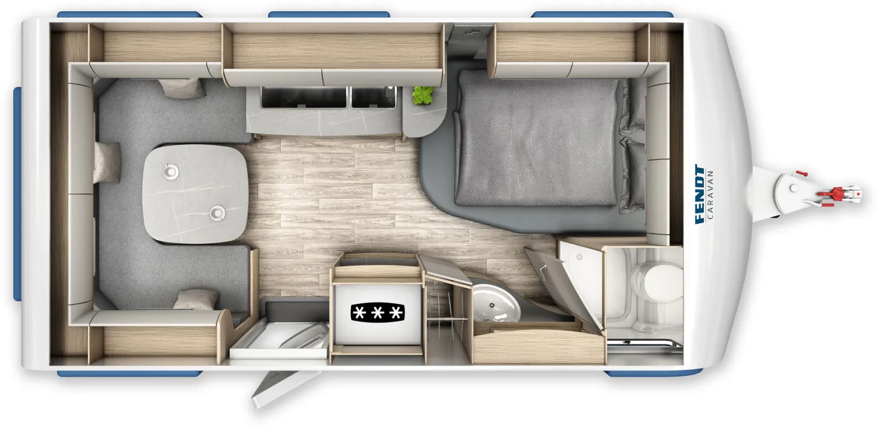 Fendt Bianco Activ 445 SFB Fahrzeug frei konfigurierbar - Kamp prikolica: slika 2 Fendt Bianco Activ 445 SFB Fahrzeug frei konfigurierbar - Kamp prikolica: slika 2