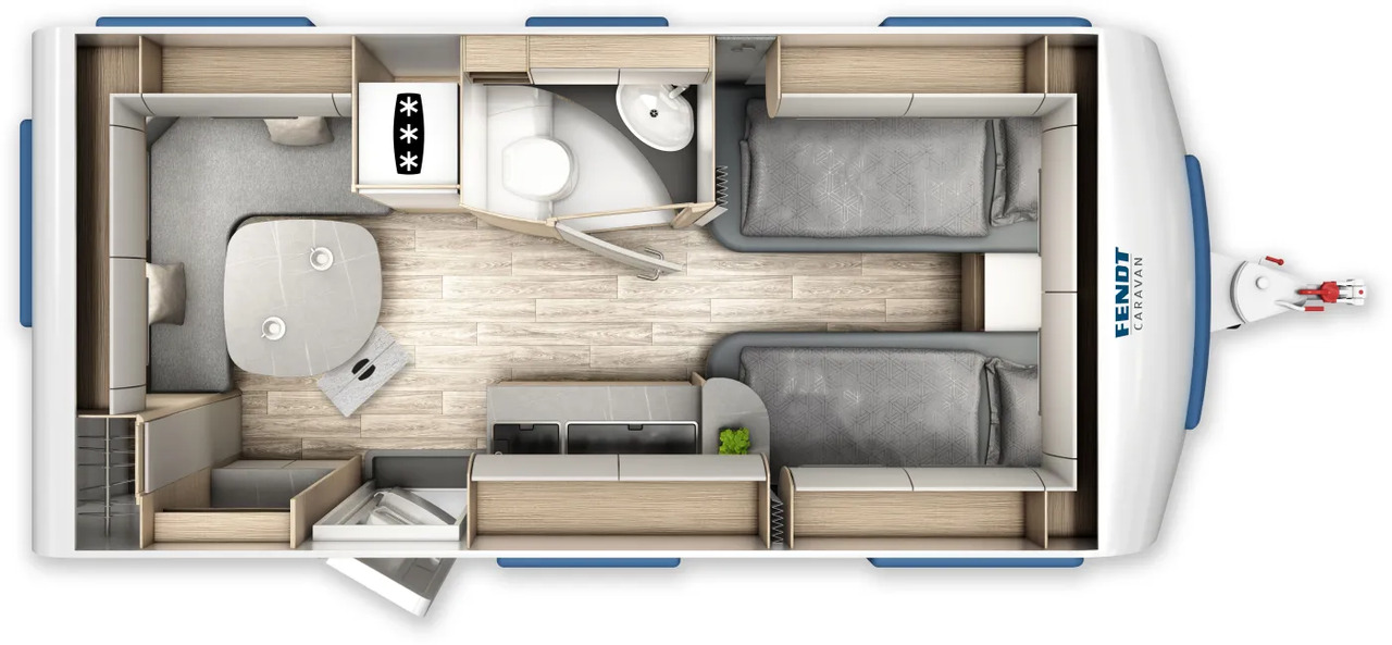 Fendt Bianco Activ 465 SGE 1.800 KG, Shower-Paket, GFK - Kamp prikolica: slika 2 Fendt Bianco Activ 465 SGE 1.800 KG, Shower-Paket, GFK - Kamp prikolica: slika 2