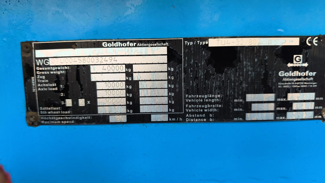GOLDHOFER, 2010 god. - Niska prikolica za prevoz: slika 2 GOLDHOFER, 2010 god. - Niska prikolica za prevoz: slika 2