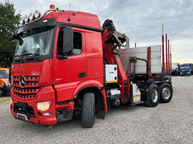 Mercedes-Benz 2651*6x2/4x4*HAD*PALFINGER-KRAN*KOMPLETTZUG*LENK - Tegljač, Poluprikolica šticarka: slika 3 Mercedes-Benz 2651*6x2/4x4*HAD*PALFINGER-KRAN*KOMPLETTZUG*LENK - Tegljač, Poluprikolica šticarka: slika 3