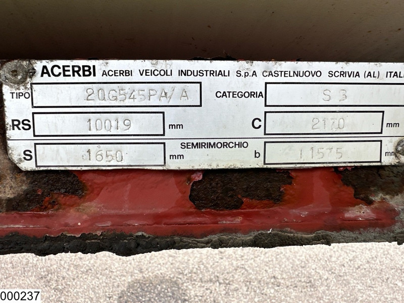 ACERBI Gas 54700 Liter, LPG GPL gas tank, Gaz, 1 Compartment - Poluprikolica cisterna: slika 4 ACERBI Gas 54700 Liter, LPG GPL gas tank, Gaz, 1 Compartment - Poluprikolica cisterna: slika 4