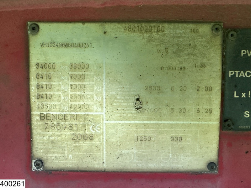 Benalu kipper 46 m3 - Poluprikolica istovarivača: slika 4 Benalu kipper 46 m3 - Poluprikolica istovarivača: slika 4