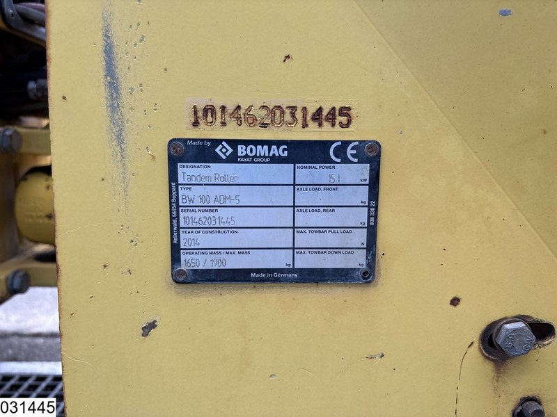 Bomag BW 100ADM-5 15,1KW, 1613h - Valjak: slika 5 Bomag BW 100ADM-5 15,1KW, 1613h - Valjak: slika 5