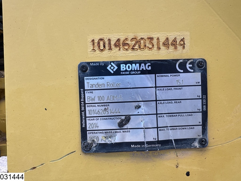 Bomag BW 100ADM-5 2207h, 15,1KW - Valjak: slika 5 Bomag BW 100ADM-5 2207h, 15,1KW - Valjak: slika 5