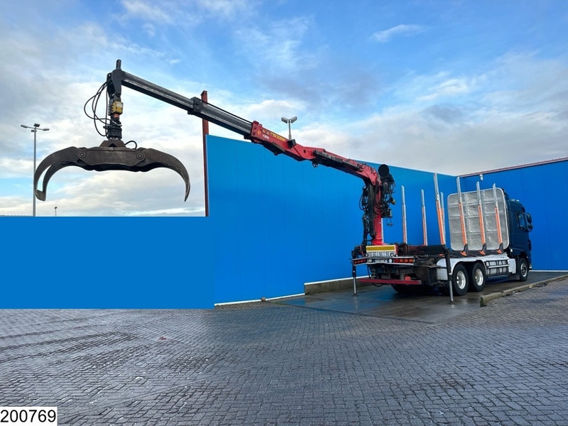 DAF XF 530 6x4, Wood transport, Retarder, Loglift ET450 - Šticar, Kamion sa dizalicom: slika 4 DAF XF 530 6x4, Wood transport, Retarder, Loglift ET450 - Šticar, Kamion sa dizalicom: slika 4