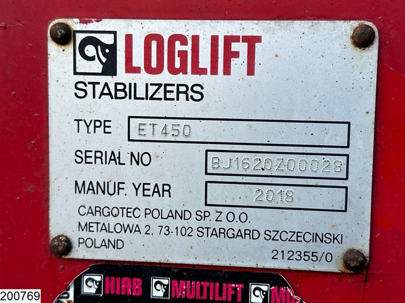 DAF XF 530 6x4, Wood transport, Retarder, Loglift ET450 - Šticar, Kamion sa dizalicom: slika 3 DAF XF 530 6x4, Wood transport, Retarder, Loglift ET450 - Šticar, Kamion sa dizalicom: slika 3