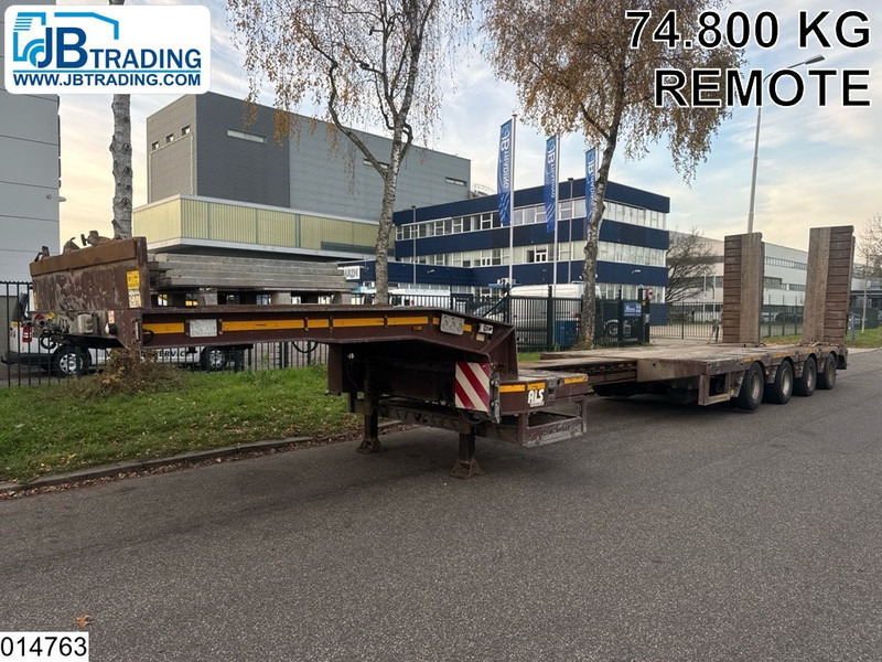 Faymonville Lowbed 74,800 kg, Extendable, Steering axle, Remote - Niska poluprikolica za prevoz: slika 1 Faymonville Lowbed 74,800 kg, Extendable, Steering axle, Remote - Niska poluprikolica za prevoz: slika 1