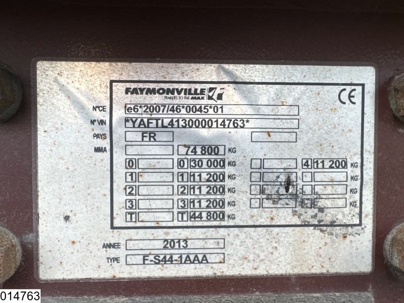 Faymonville Lowbed 74,800 kg, Extendable, Steering axle, Remote - Niska poluprikolica za prevoz: slika 4 Faymonville Lowbed 74,800 kg, Extendable, Steering axle, Remote - Niska poluprikolica za prevoz: slika 4