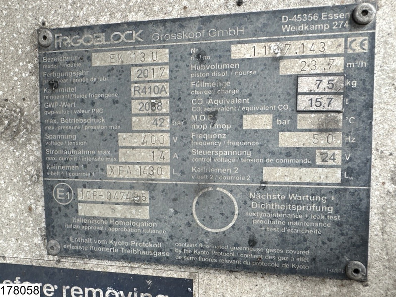 Lecitrailer Middenas Frigoblock EK 13 U - Prikolica hladnjače: slika 4 Lecitrailer Middenas Frigoblock EK 13 U - Prikolica hladnjače: slika 4