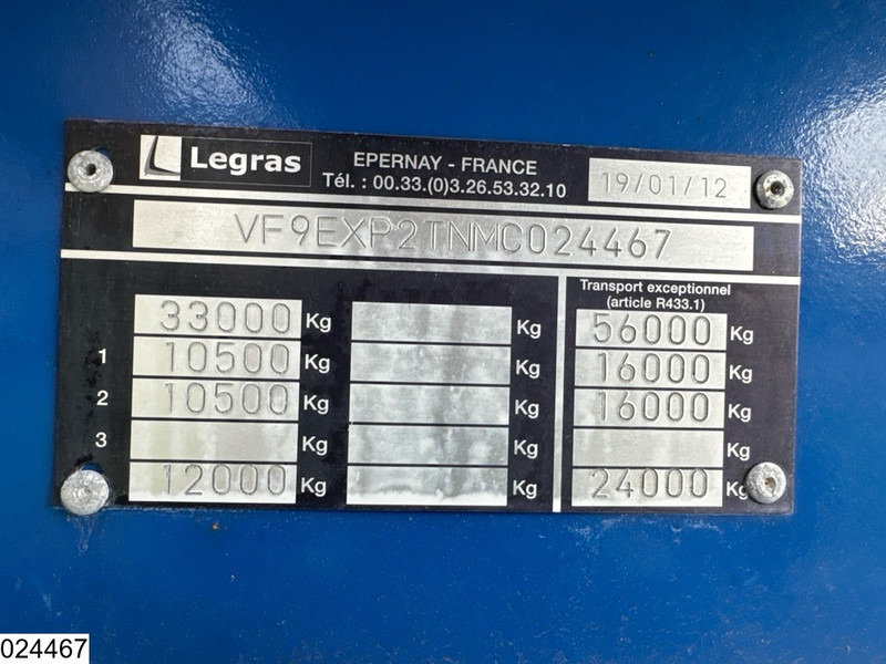 Legras Openlaadbak Wood transport, Steel suspension - Poluprikolica šticarka: slika 3 Legras Openlaadbak Wood transport, Steel suspension - Poluprikolica šticarka: slika 3