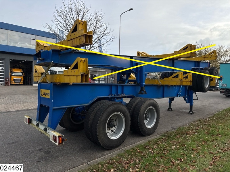 Legras Openlaadbak Wood transport, Steel suspension - Poluprikolica šticarka: slika 2 Legras Openlaadbak Wood transport, Steel suspension - Poluprikolica šticarka: slika 2