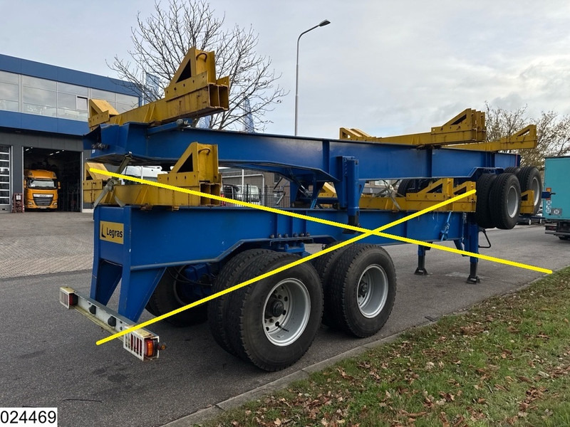 Legras Openlaadbak Wood transport, Steel suspension - Poluprikolica šticarka: slika 2 Legras Openlaadbak Wood transport, Steel suspension - Poluprikolica šticarka: slika 2