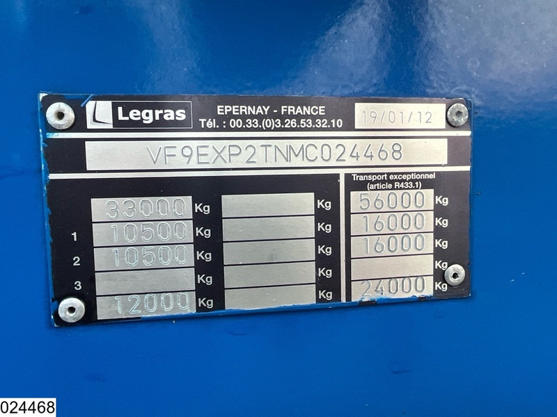 Legras Openlaadbak Wood transport, Steel suspension - Poluprikolica šticarka: slika 3 Legras Openlaadbak Wood transport, Steel suspension - Poluprikolica šticarka: slika 3