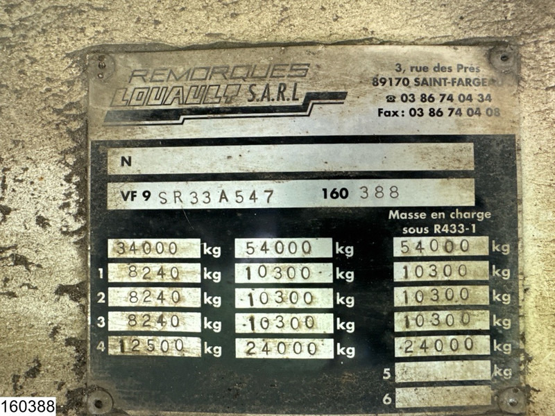 Louault Lowbed 34,000 kg, Steering axle, Hydraulic, Winch - Niska poluprikolica za prevoz: slika 4 Louault Lowbed 34,000 kg, Steering axle, Hydraulic, Winch - Niska poluprikolica za prevoz: slika 4