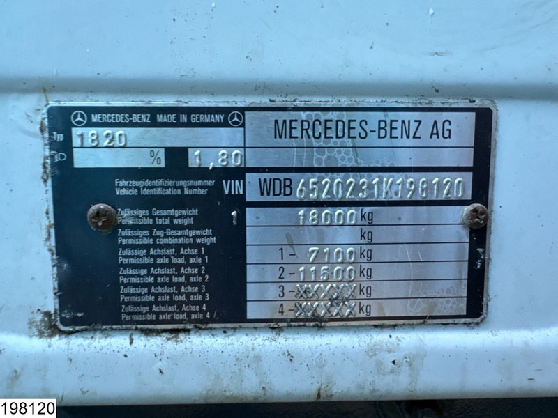 Kamion cisterna Mercedes-Benz 1820 15375 Liter, LPG GPL, Gastank, Steel suspension: slika 7