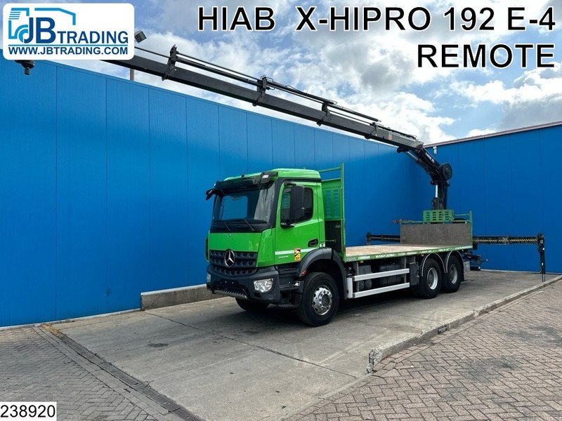 Mercedes-Benz Arocs 2636 6x4, EURO 6, Hiab, Remote, Steel Suspension - Kamion sa tovarnim sandukom, Kamion sa dizalicom: slika 1 Mercedes-Benz Arocs 2636 6x4, EURO 6, Hiab, Remote, Steel Suspension - Kamion sa tovarnim sandukom, Kamion sa dizalicom: slika 1