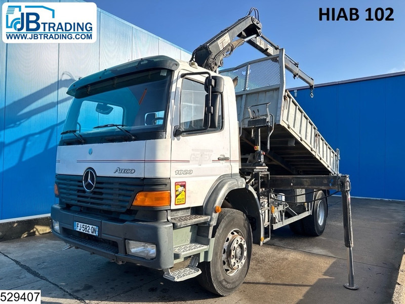 Mercedes-Benz Atego 1828 Manual, Steel Suspension, HIAB - Istovarivač, Kamion sa dizalicom: slika 1 Mercedes-Benz Atego 1828 Manual, Steel Suspension, HIAB - Istovarivač, Kamion sa dizalicom: slika 1