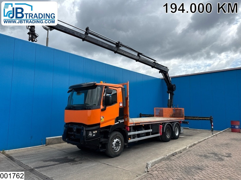 Renault C 380 6X4, EURO 6, HIAB, Remote, Steel suspension - Kamion sa tovarnim sandukom, Kamion sa dizalicom: slika 1 Renault C 380 6X4, EURO 6, HIAB, Remote, Steel suspension - Kamion sa tovarnim sandukom, Kamion sa dizalicom: slika 1