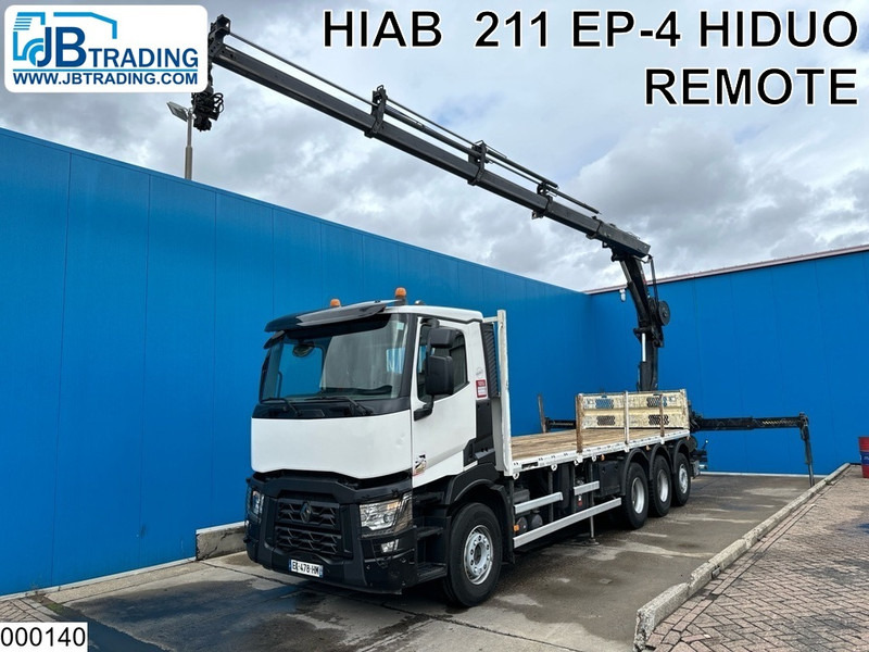 Renault C 430 8X4, EURO 6, HIAB, Remote - Kamion sa tovarnim sandukom, Kamion sa dizalicom: slika 1 Renault C 430 8X4, EURO 6, HIAB, Remote - Kamion sa tovarnim sandukom, Kamion sa dizalicom: slika 1