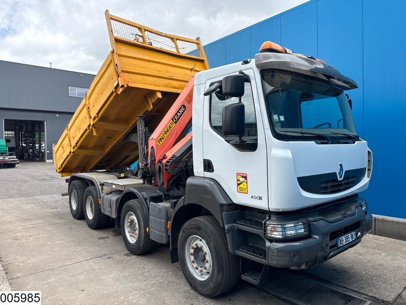 Renault Kerax 450 Dxi 8X4, Manual, Steel suspension, Retarder - Istovarivač, Kamion sa dizalicom: slika 3 Renault Kerax 450 Dxi 8X4, Manual, Steel suspension, Retarder - Istovarivač, Kamion sa dizalicom: slika 3