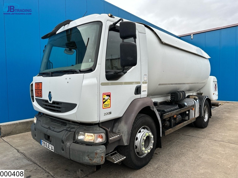 Renault Midlum 220 15985 Liter, LPG GPL, Gastank, Steel suspension - Kamion cisterna: slika 1 Renault Midlum 220 15985 Liter, LPG GPL, Gastank, Steel suspension - Kamion cisterna: slika 1