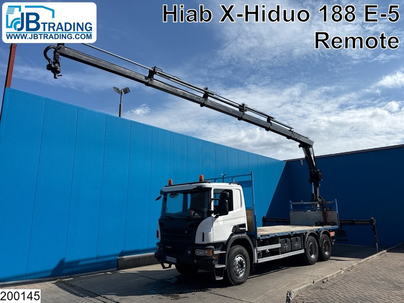 Scania P 410 6x4, EURO 6, Retarder, HIAB, Remote - Kamion sa tovarnim sandukom, Kamion sa dizalicom: slika 1 Scania P 410 6x4, EURO 6, Retarder, HIAB, Remote - Kamion sa tovarnim sandukom, Kamion sa dizalicom: slika 1