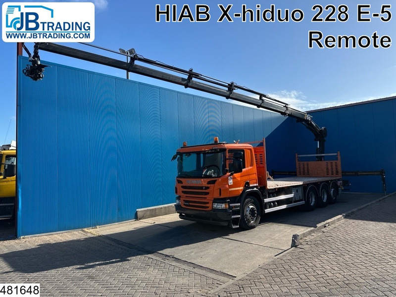 Scania P 410 8x4, EURO 6, HIAB, Remote - Kamion sa tovarnim sandukom, Kamion sa dizalicom: slika 1 Scania P 410 8x4, EURO 6, HIAB, Remote - Kamion sa tovarnim sandukom, Kamion sa dizalicom: slika 1