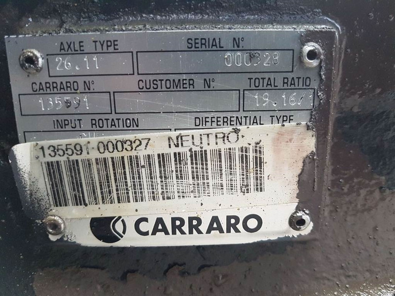 Osovina i delovi za Građevinska mašina Ahlmann AZ45-4110175A-Carraro 26.11-135591-Axle/Achse/As: slika 6 Osovina i delovi za Građevinska mašina Ahlmann AZ45-4110175A-Carraro 26.11-135591-Axle/Achse/As: slika 6