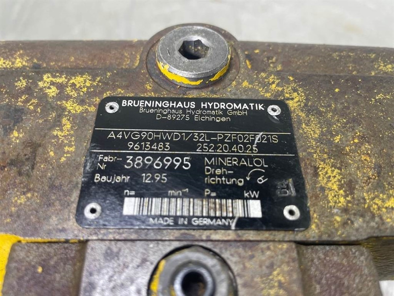 Brueninghaus Hydromatik A4VG90HWD1/32L-Drive pump/Fahrpumpe/Rijpomp - Hidraulika za Građevinska mašina: slika 4 Brueninghaus Hydromatik A4VG90HWD1/32L-Drive pump/Fahrpumpe/Rijpomp - Hidraulika za Građevinska mašina: slika 4