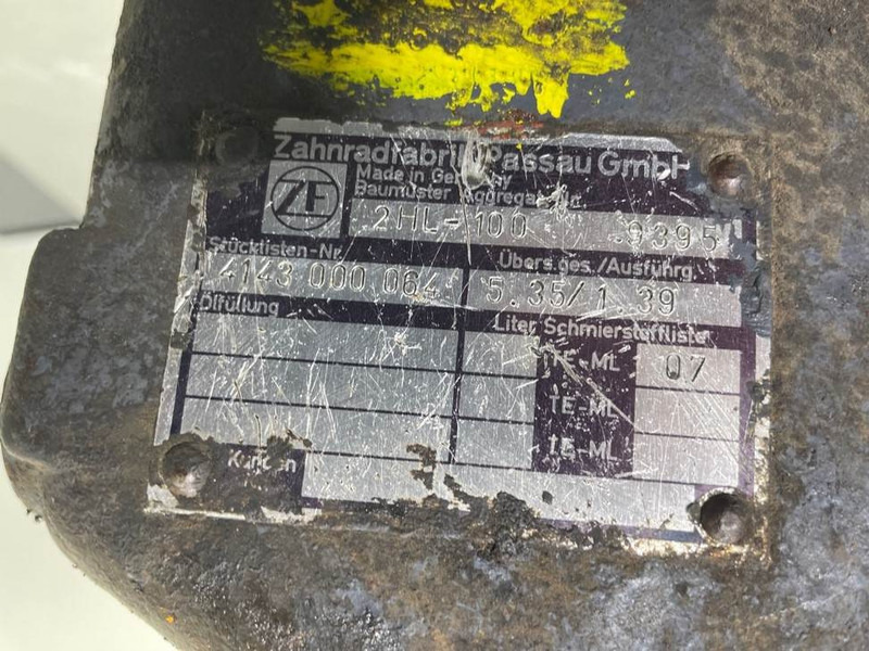 Menjač za Građevinska mašina Furukawa W725LS-ZF 2HL-100-Transmission/Getriebe: slika 9