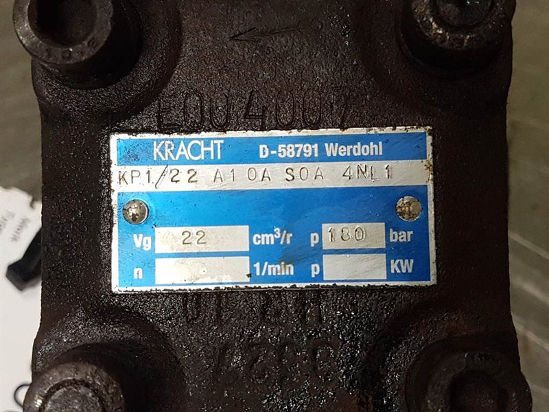 Kracht KP1/22A10AS0A - Gearpump/Zahnradpumpe - Hidraulika za Građevinska mašina: slika 4 Kracht KP1/22A10AS0A - Gearpump/Zahnradpumpe - Hidraulika za Građevinska mašina: slika 4