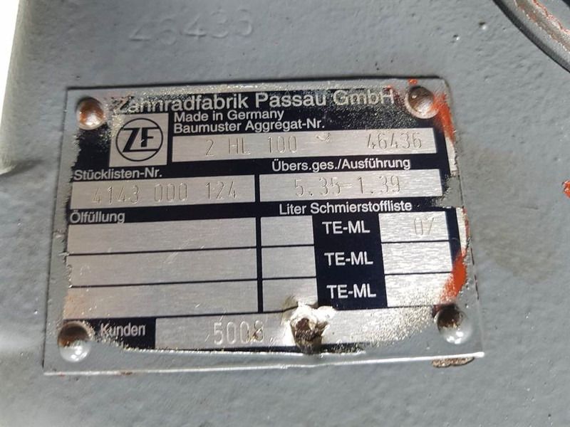Menjač i delovi za Građevinska mašina Liebherr A924 - 5008263-ZF 2HL-100-Transmission/Getriebe: slika 6