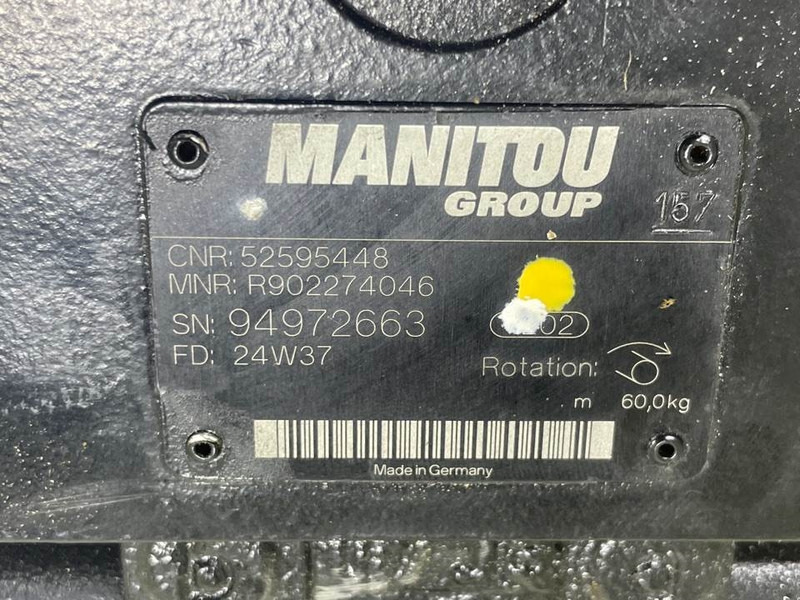 Hidraulika za Građevinska mašina Manitou MT1135-52595448-Drive pump/Fahrpumpe/Rijpomp: slika 9