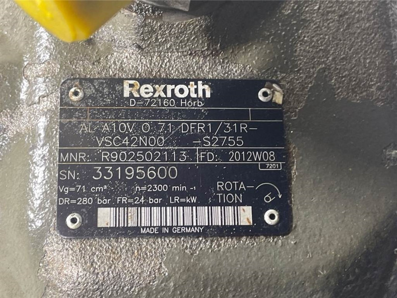 New Holland W110C-Rexroth A10VO71DFR1/31R-Load sensing pump - Hidraulika za Građevinska mašina: slika 5 New Holland W110C-Rexroth A10VO71DFR1/31R-Load sensing pump - Hidraulika za Građevinska mašina: slika 5