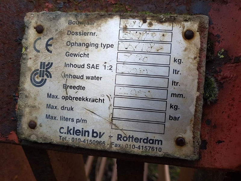 Verachtert SW2003-C. Klein W18-2,50 mtr-Skeleton bucket - Kašika: slika 3 Verachtert SW2003-C. Klein W18-2,50 mtr-Skeleton bucket - Kašika: slika 3