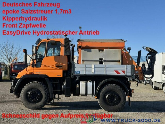 Unimog U 400 4x4 Winterdienst epoke Salzstreuer 238 PS - Kamion: slika 1 Unimog U 400 4x4 Winterdienst epoke Salzstreuer 238 PS - Kamion: slika 1