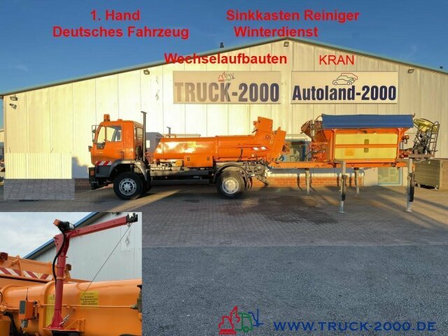 MAN 14.255 4x4 Sinkkasten Kanaleiniger Winterdienst - Vakuumska cisterna: slika 1 MAN 14.255 4x4 Sinkkasten Kanaleiniger Winterdienst - Vakuumska cisterna: slika 1