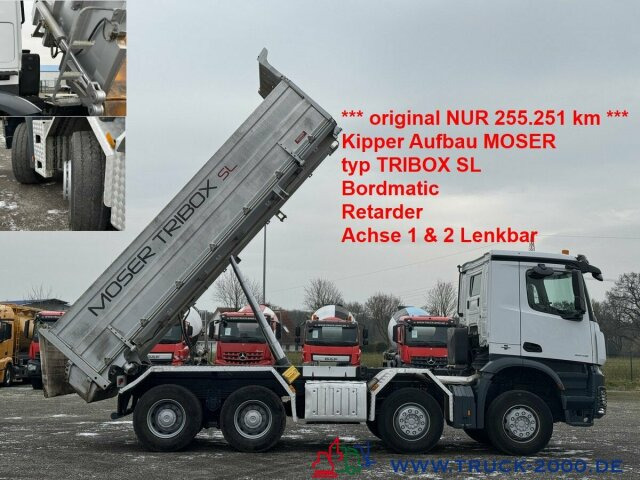 Mercedes-Benz Arocs 3248 8x4/4 Moser 3 Seiten Kipper Retarder - Istovarivač: slika 1 Mercedes-Benz Arocs 3248 8x4/4 Moser 3 Seiten Kipper Retarder - Istovarivač: slika 1