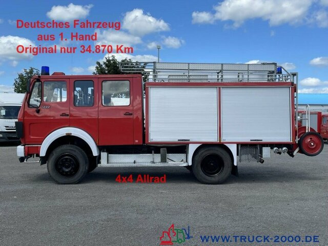 Mercedes-Benz LK 1222 4x4 Ziegler Feuerwehr 1620 L.Tank +Pumpe - Kamion sa zatvorenim sandukom: slika 1 Mercedes-Benz LK 1222 4x4 Ziegler Feuerwehr 1620 L.Tank +Pumpe - Kamion sa zatvorenim sandukom: slika 1