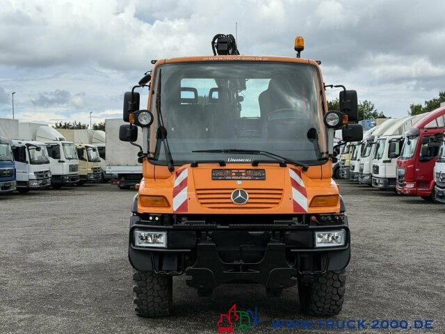 Istovarivač, Kamion sa dizalicom Unimog Unimog U300 4x4 Hiab Kran mit original 60.212 Km: slika 11