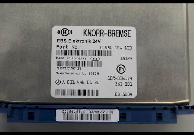 KNORR-BREMSE A0014460136 - Upravljačka jedinica za Kamion: slika 4 KNORR-BREMSE A0014460136 - Upravljačka jedinica za Kamion: slika 4