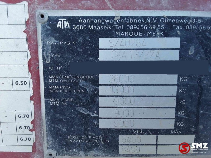 Poluprikolica istovarivača ATM Oplegger: slika 9 Poluprikolica istovarivača ATM Oplegger: slika 9