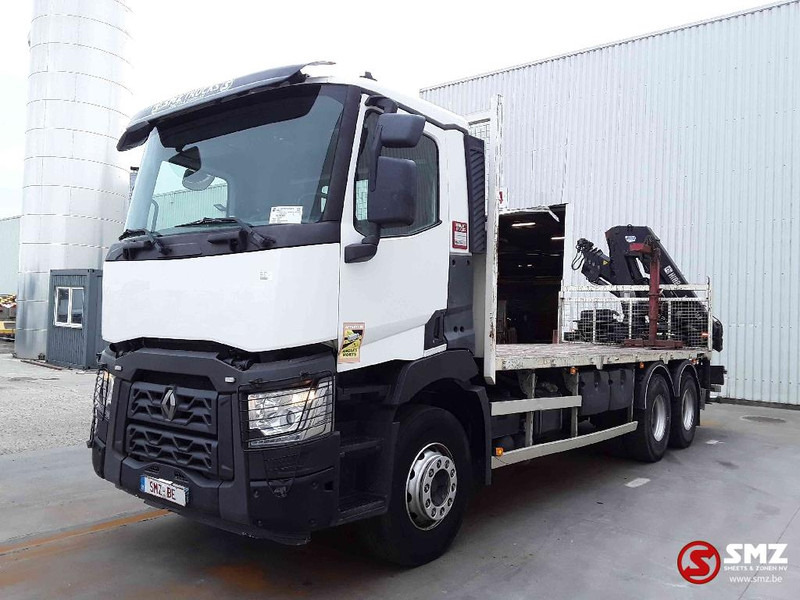 Renault C 380 hiab 188-3 remote - Kamion sa tovarnim sandukom, Kamion sa dizalicom: slika 3 Renault C 380 hiab 188-3 remote - Kamion sa tovarnim sandukom, Kamion sa dizalicom: slika 3